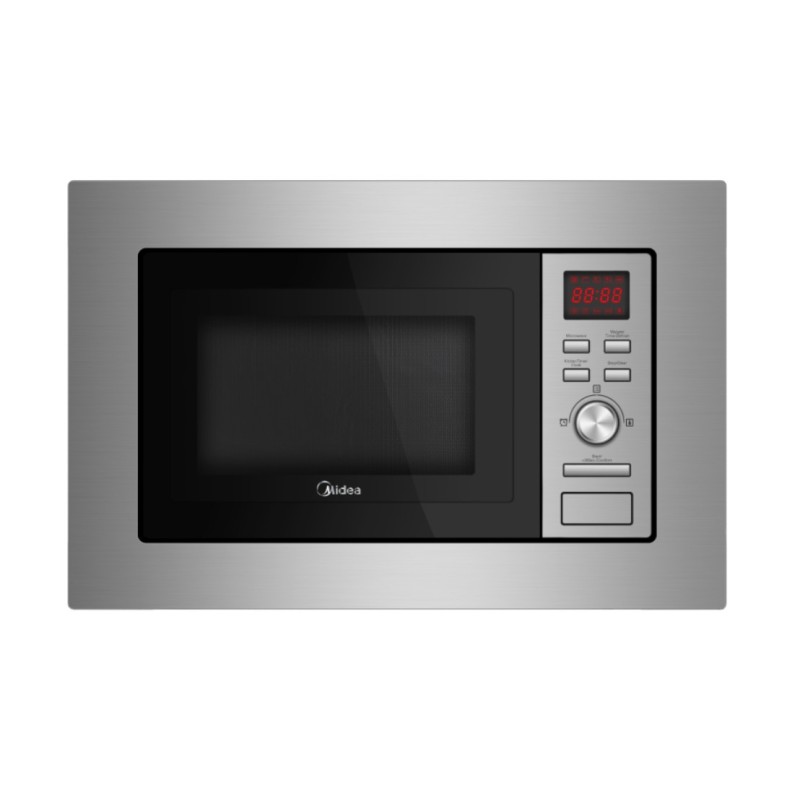 Midea MCMI208GDIP microondas Negro, Acero inoxidable Microondas con grill Integrado 20 L 800 W