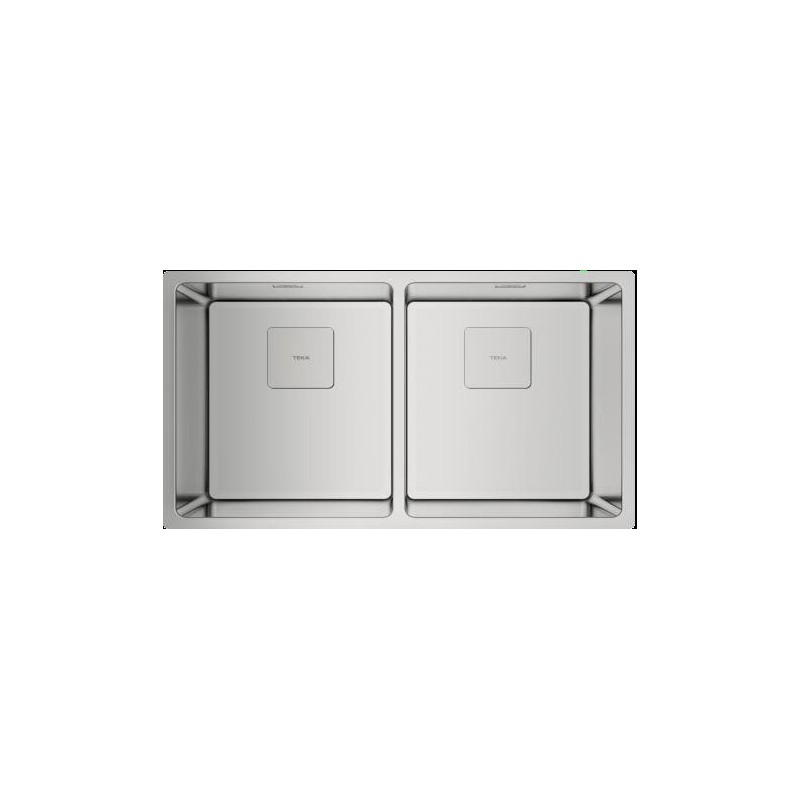 Teka Flex Linea RS15 2C 740 Lavabo sobre-encimera Rectangular Acero inoxidable