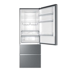 Haier 3D 70 Serie 5 A3FE744CPJ Independiente 483 L Platino, Acero inoxidable