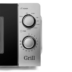 Orbegozo MIG 2138 microondas Negro, Acero inoxidable Microondas con grill Encimera 20 L 700 W