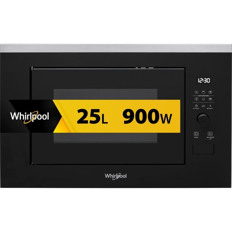 Whirlpool WMF250G Acero inoxidable Microondas con grill Integrado 25 L 900 W