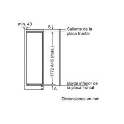 Siemens iQ500 KI81RAFE0 frigorífico Integrado 319 L Blanco