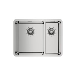 Teka Be Linea RS15 2C 580 Lavabo sobre-encimera Rectangular Acero inoxidable