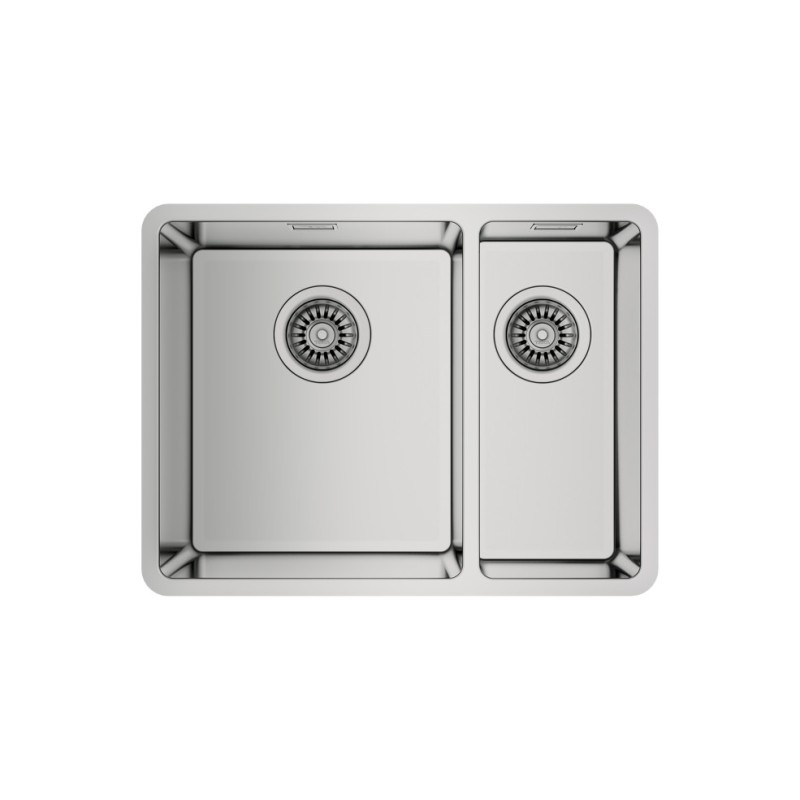 Teka Be Linea RS15 2C 580 Lavabo sobre-encimera Rectangular Acero inoxidable