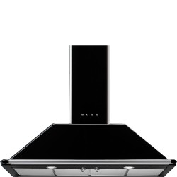 Smeg KT110BLE campana De pared Negro 554 m³ h