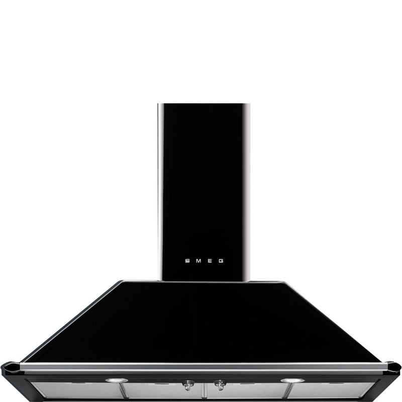 Smeg KT110BLE campana De pared Negro 554 m³ h