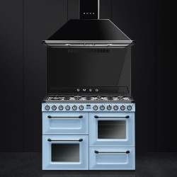 Smeg KT110BLE campana De pared Negro 554 m³ h
