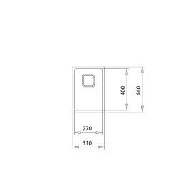 Teka Flex Linea RS15 27.40 Fregadero empotrado Rectangular Acero inoxidable
