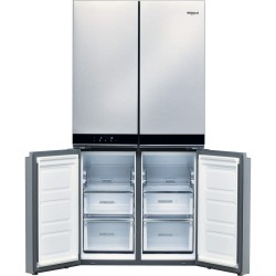 Whirlpool WQ9 B2L nevera puerta lado a lado Independiente 594 L Acero inoxidable