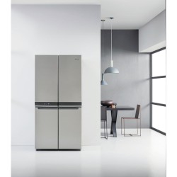 Whirlpool WQ9 B2L nevera puerta lado a lado Independiente 594 L Acero inoxidable