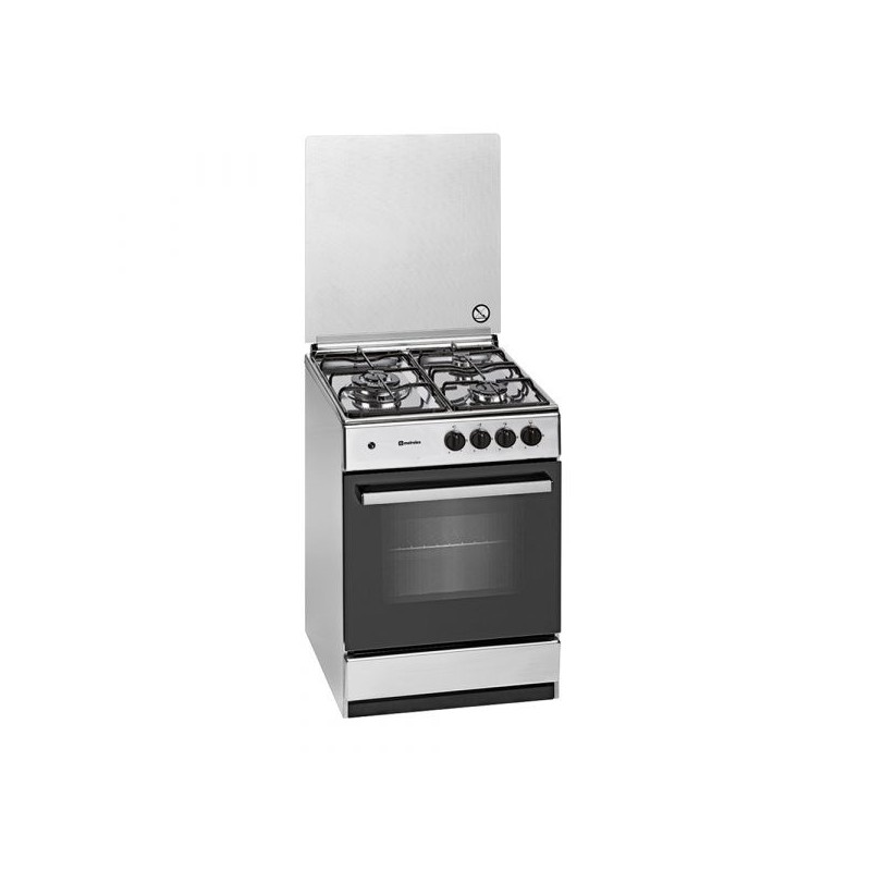 Meireles E 541 X NAT cocina Cocina independiente Gas natural Encimera de gas Blanco