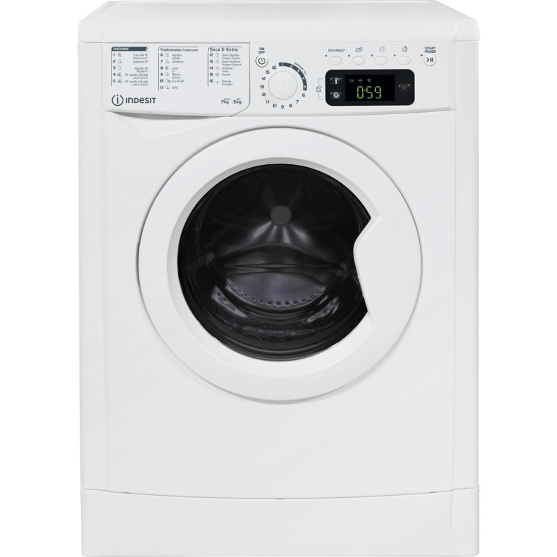 Indesit EWDE 751251 W SPT N lavadora-secadora Independiente Carga frontal Blanco