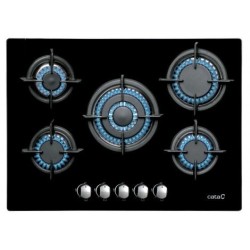 CATA L 7005 CI Negro Integrado 70 cm Encimera de gas 5 zona(s)