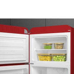 Smeg FAB30LRD5 nevera y congelador Independiente 294 L Rojo