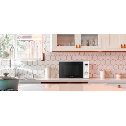 Midea MCM238GDWP microondas Blanco Microondas combinado Encimera 23 L 1250 W