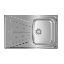 Teka STARBRIGHT 45 E-XP 1C 1E Lavabo sobre-encimera Rectangular Acero inoxidable