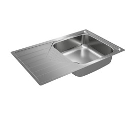Teka Universe 50 T-XP 1C 1E Max Lavabo sobre-encimera Rectangular Acero inoxidable