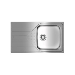 Teka UNIVERSE 50 T-XP 1C 1E Lavabo sobre-encimera Rectangular Acero inoxidable
