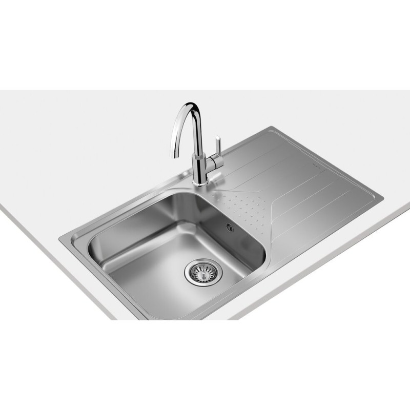 Teka UNIVERSE 50 T-XP 1C 1E Lavabo sobre-encimera Rectangular Acero inoxidable