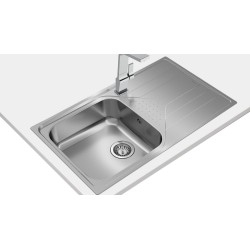Teka UNIVERSE 50 T-XP 1C 1E Lavabo sobre-encimera Rectangular Acero inoxidable