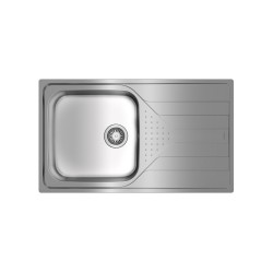 Teka UNIVERSE 50 T-XP 1C 1E Lavabo sobre-encimera Rectangular Acero inoxidable