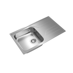 Teka UNIVERSE 50 T-XP 1C 1E Lavabo sobre-encimera Rectangular Acero inoxidable
