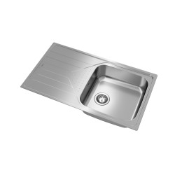 Teka UNIVERSE 50 T-XP 1C 1E Lavabo sobre-encimera Rectangular Acero inoxidable