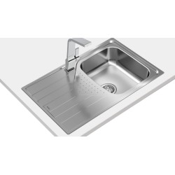 Teka UNIVERSE 45 T-XP 1C 1E Lavabo sobre-encimera Rectangular Acero inoxidable