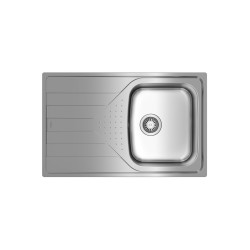 Teka UNIVERSE 45 T-XP 1C 1E Lavabo sobre-encimera Rectangular Acero inoxidable
