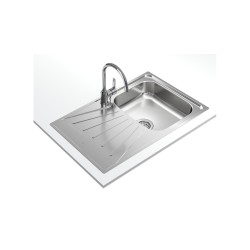 Teka StarBright 45 E-XP 1C 1E Lavabo sobre-encimera Rectangular Acero inoxidable
