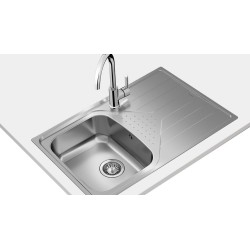 Teka Universe 45 T-XP 1C 1E Lavabo sobre-encimera Rectangular Acero inoxidable