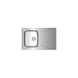 Teka StarBright 45 E-XP 1C 1E Lavabo sobre-encimera Rectangular Acero inoxidable