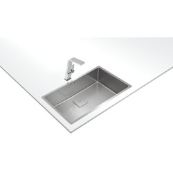 Teka FlexLinea Fregadero encastrado bajo encimera Rectangular Acero inoxidable