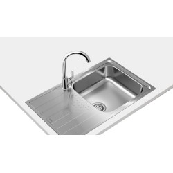 Teka UNIVERSE 50 T-XP 1C 1E MAX Lavabo sobre-encimera Rectangular Acero inoxidable