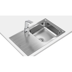 Teka UNIVERSE 50 T-XP 1C 1E MAX Lavabo sobre-encimera Rectangular Acero inoxidable