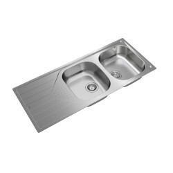 Teka UNIVERSE 80 T-XP 2C 1E Lavabo sobre-encimera Rectangular Acero inoxidable
