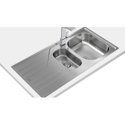 Teka UNIVERSE 60 T-XP 1½B 1E Lavabo sobre-encimera Rectangular Acero inoxidable