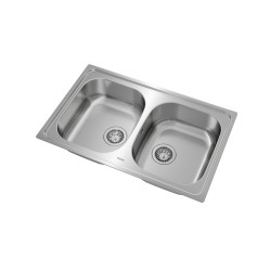 Teka Universe 80 T-XP 2C Lavabo sobre-encimera Rectangular Acero inoxidable