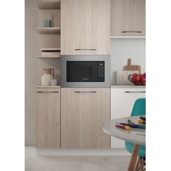 Indesit MWI 120 GX Acero inoxidable Microondas con grill Integrado 20 L 800 W