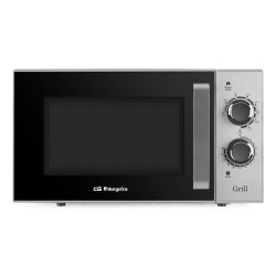 Orbegozo MIG 2530 Negro, Acero inoxidable Microondas con grill Encimera 25 L 900 W