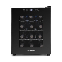 Orbegozo VT 1230 Nevera de vino Independiente Negro 12 botella(s)