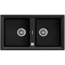 Teka Stone 90 B-TG 2C Fregadero empotrado Rectangular