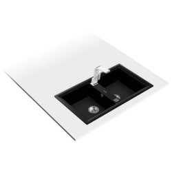 Teka Stone 90 B-TG 2C Fregadero empotrado Rectangular