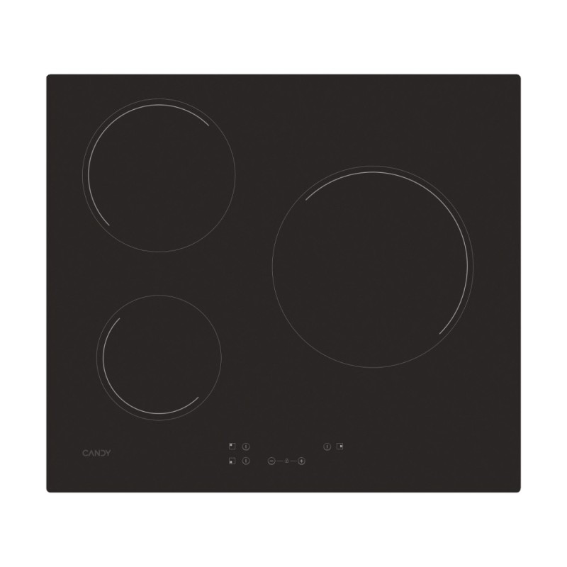 Candy CH63CC 4U2 Negro Integrado 59 cm Cerámico 3 zona(s)