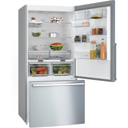 Bosch Serie 6 KGB86XIEP nevera y congelador Independiente 631 L Acero inoxidable