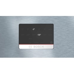 Bosch Serie 6 KGB86XIEP nevera y congelador Independiente 631 L Acero inoxidable
