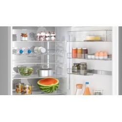 Bosch Serie 6 KGN49LBCF nevera y congelador Independiente 440 L Negro