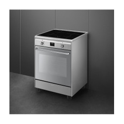 Smeg Concert CX60ISVT9 cocina Cocina independiente Eléctrico Con placa de inducción Acero inoxidable