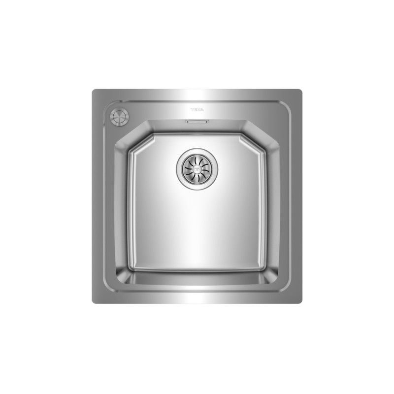 Teka Brooklyn 50M-XP 1B Lavabo sobre-encimera Plaza Acero inoxidable