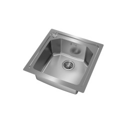 Teka Brooklyn 50M-XP 1B Lavabo sobre-encimera Plaza Acero inoxidable